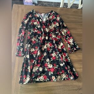 Moci by Purple Rain Floral Dress Large